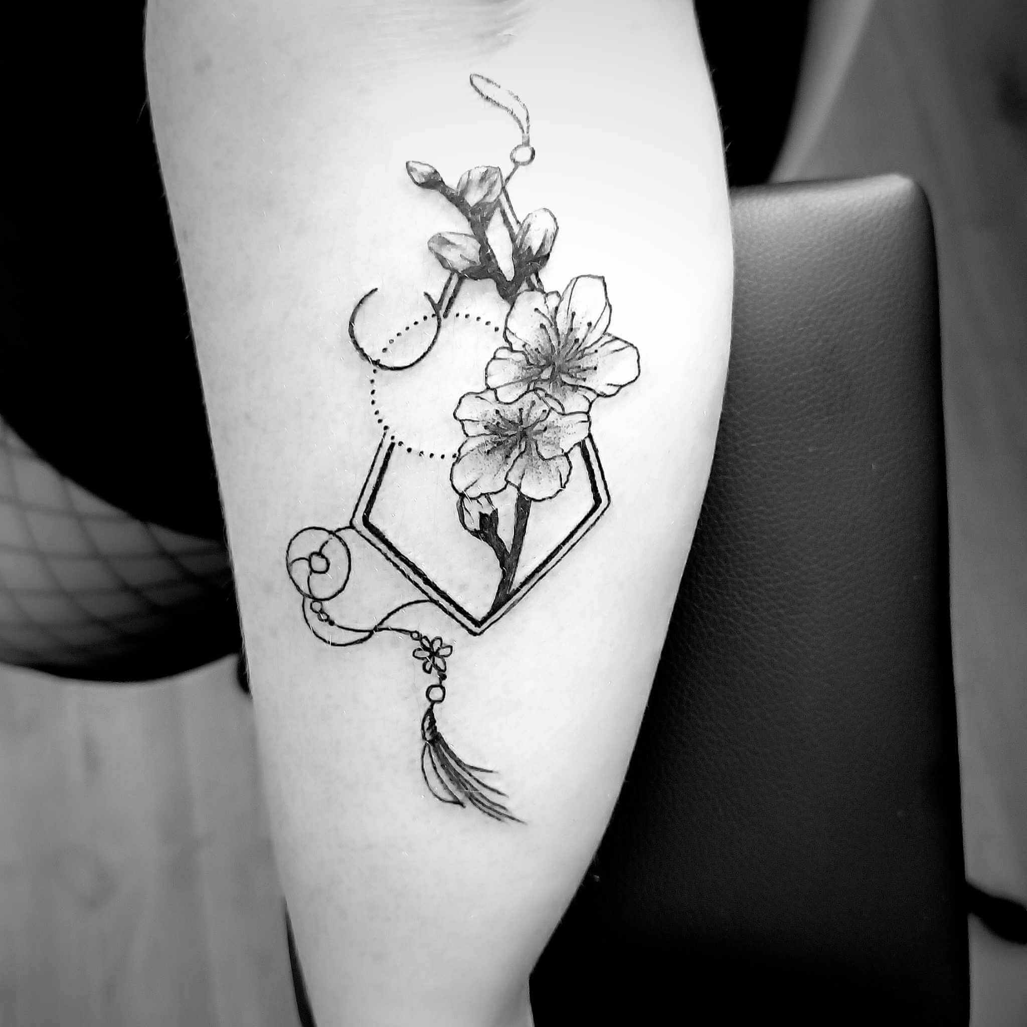 tattoo fleur de cerisier